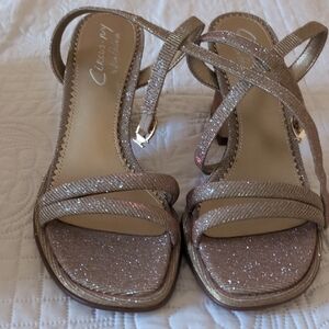 Circus by Sam Edelman Gold Strappy Heels